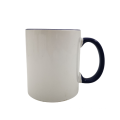 Mango de color más vendido Café de cerámica Stoneware 11oz en blanco de sublimación Tazas para la venta